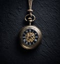 Antique Pocket Watch with Gears