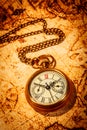 Antique pocket watch. Royalty Free Stock Photo