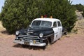 Antique Police Car with Radiator Springs Markings in Arizona