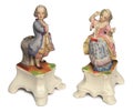 Antique porcelain dolls