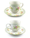 Antique porcelain tea cup Royalty Free Stock Photo