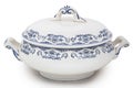 Antique porcelain tureen Royalty Free Stock Photo