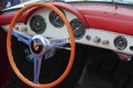 Antique Porsche Car Interior