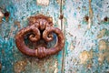Antique portal, detail Royalty Free Stock Photo