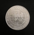 1974 Antique Portugal Colony Silver Coins National Badge Emblem Portuguese Macao Taipa Bridge Macau Silver Coin $20 Patacas MOP