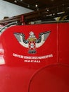 Antique Portuguese Macao Firefighters Logo Signage Macau Fire Services Museum Corpo de Bombeiros Municipais Macau Fire Department