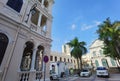 Antique Portuguese Macau Architecture European Facade Chui Lok Chi Mansion Colonial Heritage House Macao St. Lazarus Quarter