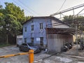 Antique Portuguese Macau Coloane Village Zinc Metal Architecture Mansion Unesco Heritage Macao Neoclassical Macao Colonial House