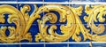 Antique portuguese tile bar