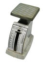 Antique postage scale Royalty Free Stock Photo