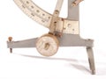 Antique postage scale Royalty Free Stock Photo