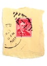 Antique postal stamp