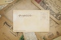 Antique Postcards Royalty Free Stock Photo