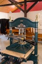 Antique printing press Royalty Free Stock Photo