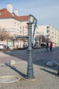 Antique pump for water in city center of Malbork