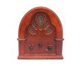 Antique radio box Royalty Free Stock Photo