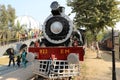 Antique rail engine Rail Museum Royalty Free Stock Photo