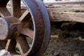 Antique Railroad Flatcar Royalty Free Stock Photo