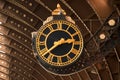 Antique Railway Station Clock Royalty Free Stock Photo