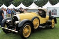 Antique and rare american car side Royalty Free Stock Photo