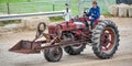 Antique Red Farmall Tractor Parade