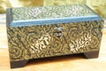 Antique replica jewelery box Royalty Free Stock Photo