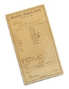 Antique Report Card