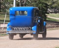 Antique Restored Blue Ford