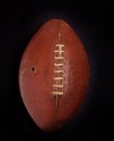 Antique retro leather football Royalty Free Stock Photo