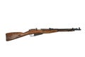 Antique Rifle Isolated On A White Background Royalty Free Stock Photo