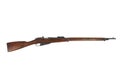 Antique Rifle Isolated On A White Background