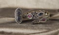 Antique ring and bracelet from the Ottoman Empire