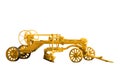 Antique Road Grader Royalty Free Stock Photo