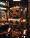 Antique Robot with Vintage Vibes
