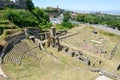 Antique roman Amphitheater of Volterra on Tuscany Royalty Free Stock Photo