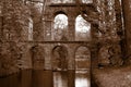 Antique roman aqueduct Royalty Free Stock Photo