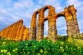 Antique roman aqueduct Royalty Free Stock Photo