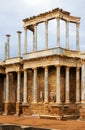 Antique Roman Theatre at Merida Royalty Free Stock Photo