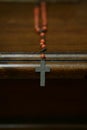 Antique rosary with cross