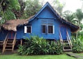 Antique rural Malaysian wooden house Royalty Free Stock Photo