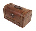 Antique rustic wooden box