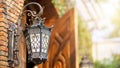 Wall mounted hanging lamp outdoor.