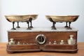 Antique scale Royalty Free Stock Photo