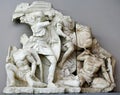 Antique sculpture group in Ephesus Royalty Free Stock Photo