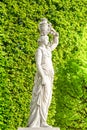 Antique sculptures in The Great Parterre at Schonbrunn Garden