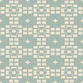 Antique seamless background Geometry Brick Cross Check Royalty Free Stock Photo