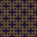 Antique seamless background 498 square cross chain geometry Royalty Free Stock Photo