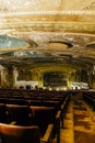 Antique Seats - Abandoned Variety Theater - Cleveland, Ohio Royalty Free Stock Photo