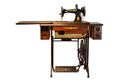Antique sewing machine Royalty Free Stock Photo