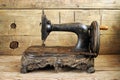 Antique sewing machine Royalty Free Stock Photo